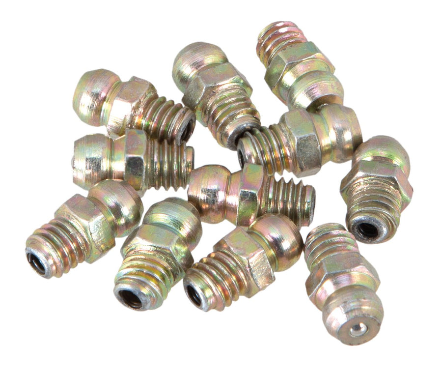 W54246 Performance Tool 6mm x 1mm Grease Fitting, (Pack of 10)