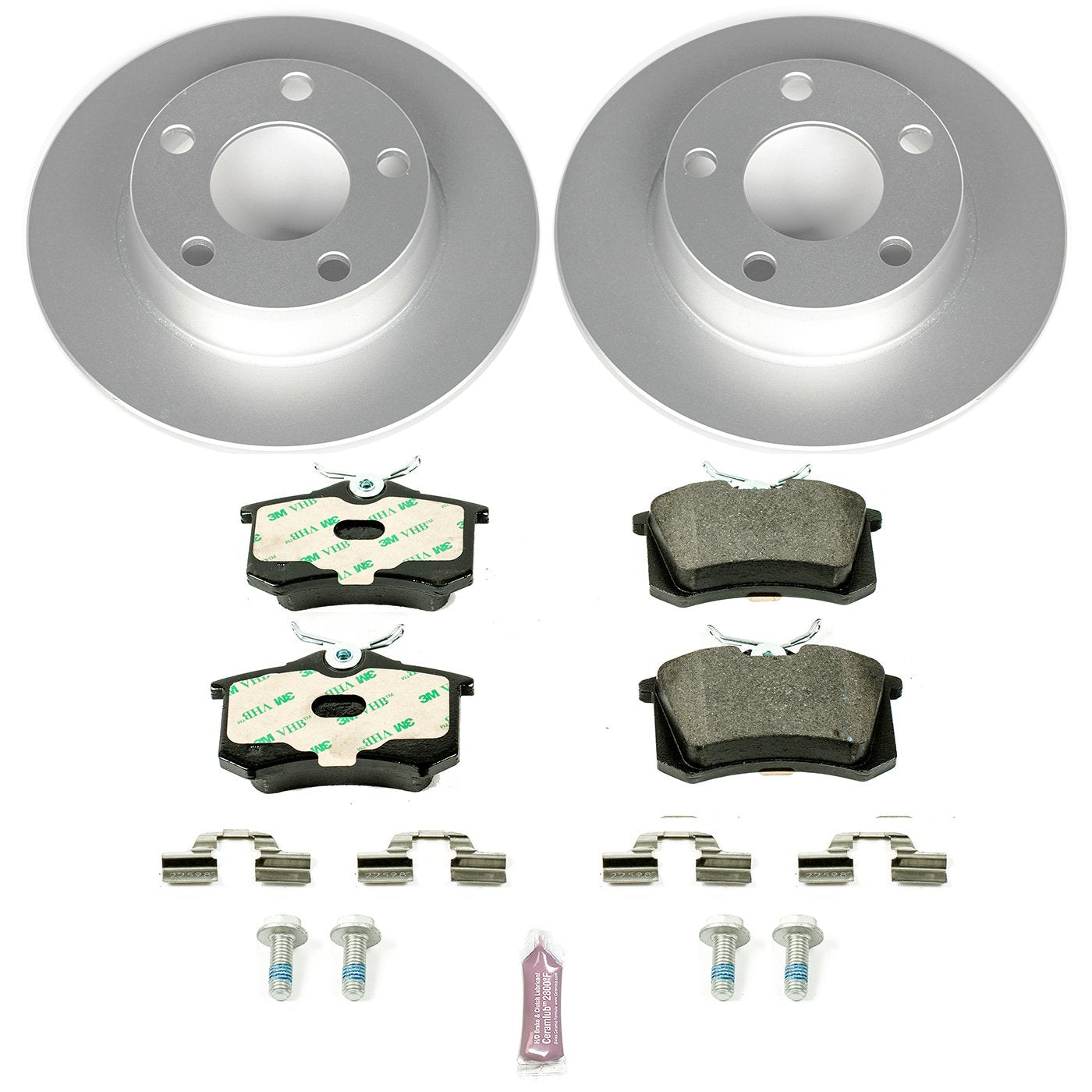 Power Stop Rear ESK941 Euro-Stop Brake Kit For Audi A6 Quattro 1998-2004 [Model Specific]