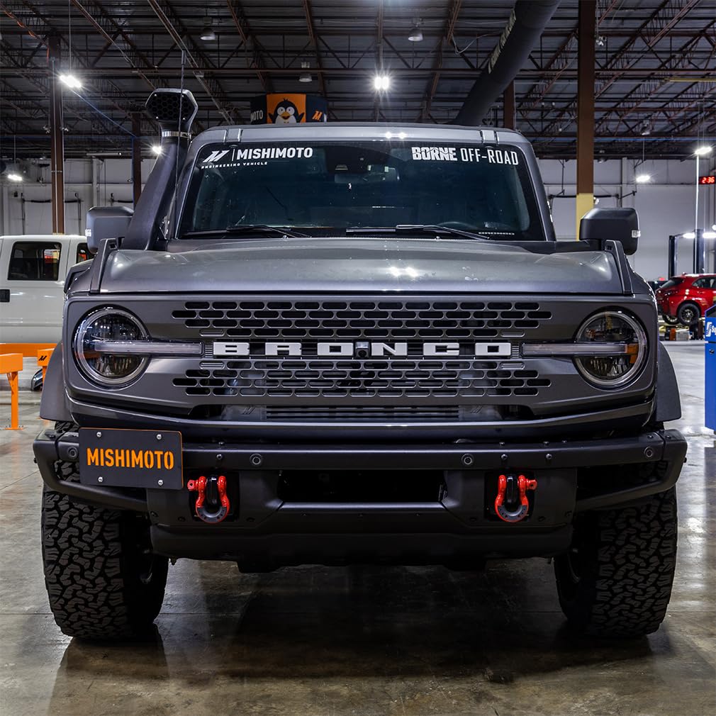 Mishimoto Relocation Kit License Plate, Fits Ford Bronco 2021+, Modular Bumper