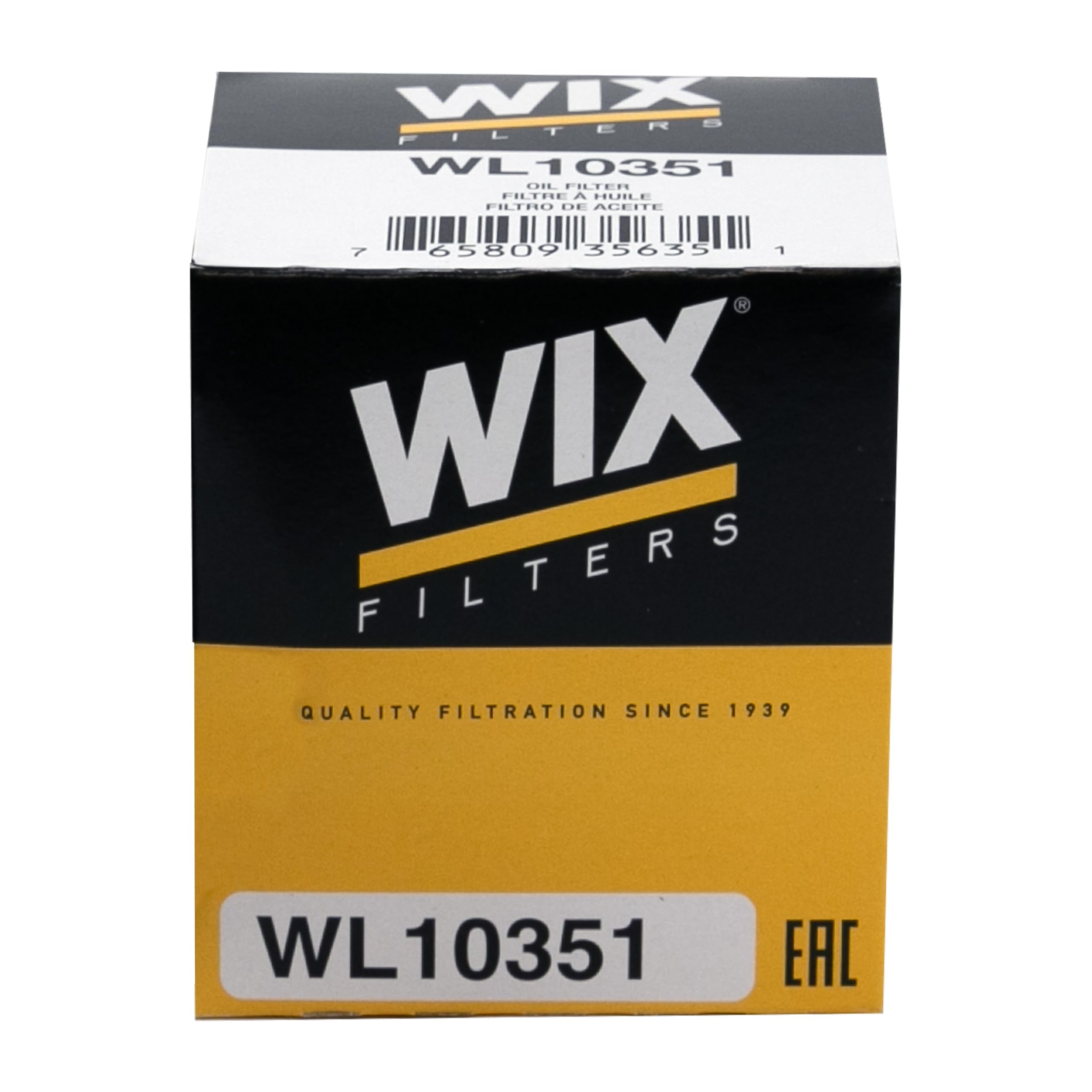 WIX WL10351 Replacement Oil Filter, Built for Synthetic and High Mileage Oil - Compatible With Various General Motors Models (19-20)