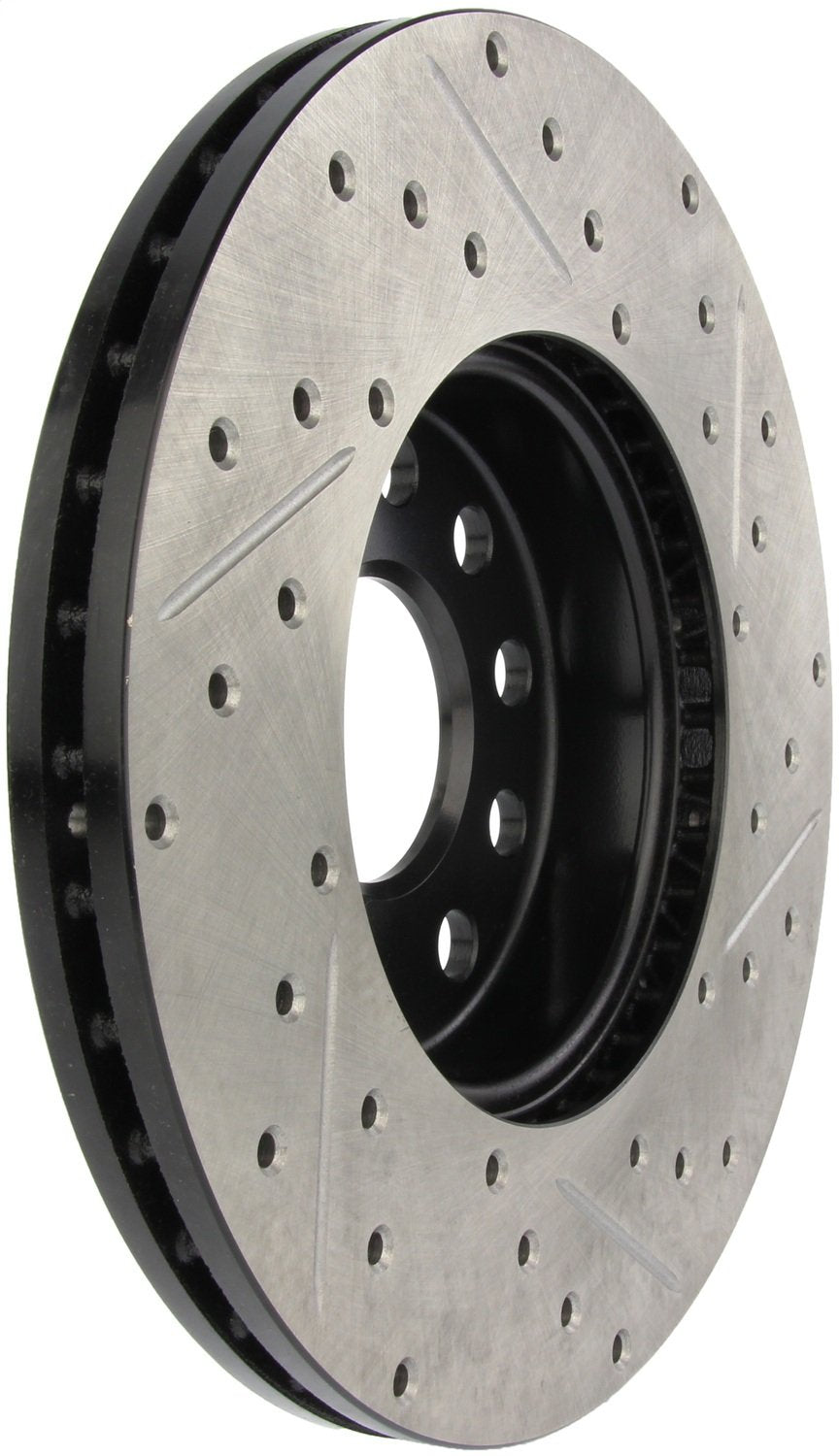 Sport StopTech Front Right Drilled/Slotted Disc Brake Rotor 127.40094R - Fits Select Audi, Seat, Volkswagen Vehicles