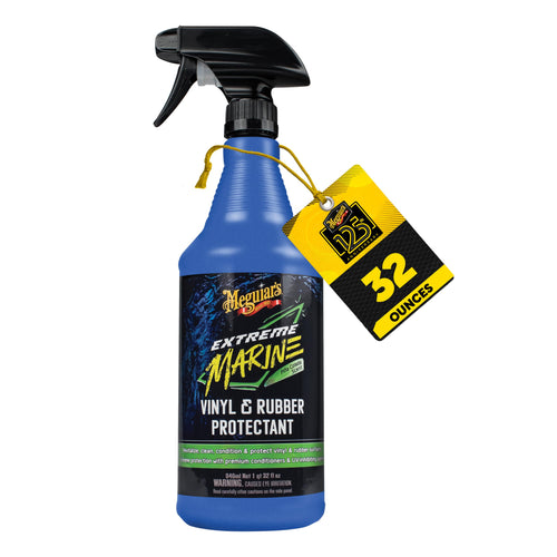 Extreme Marine Meguiar's Vinyl & Rubber Protectant M180132 - Premium RV and Marine Vinyl and Rubber Protectant, Long-Lasting UV Protection, 32 Oz Spray