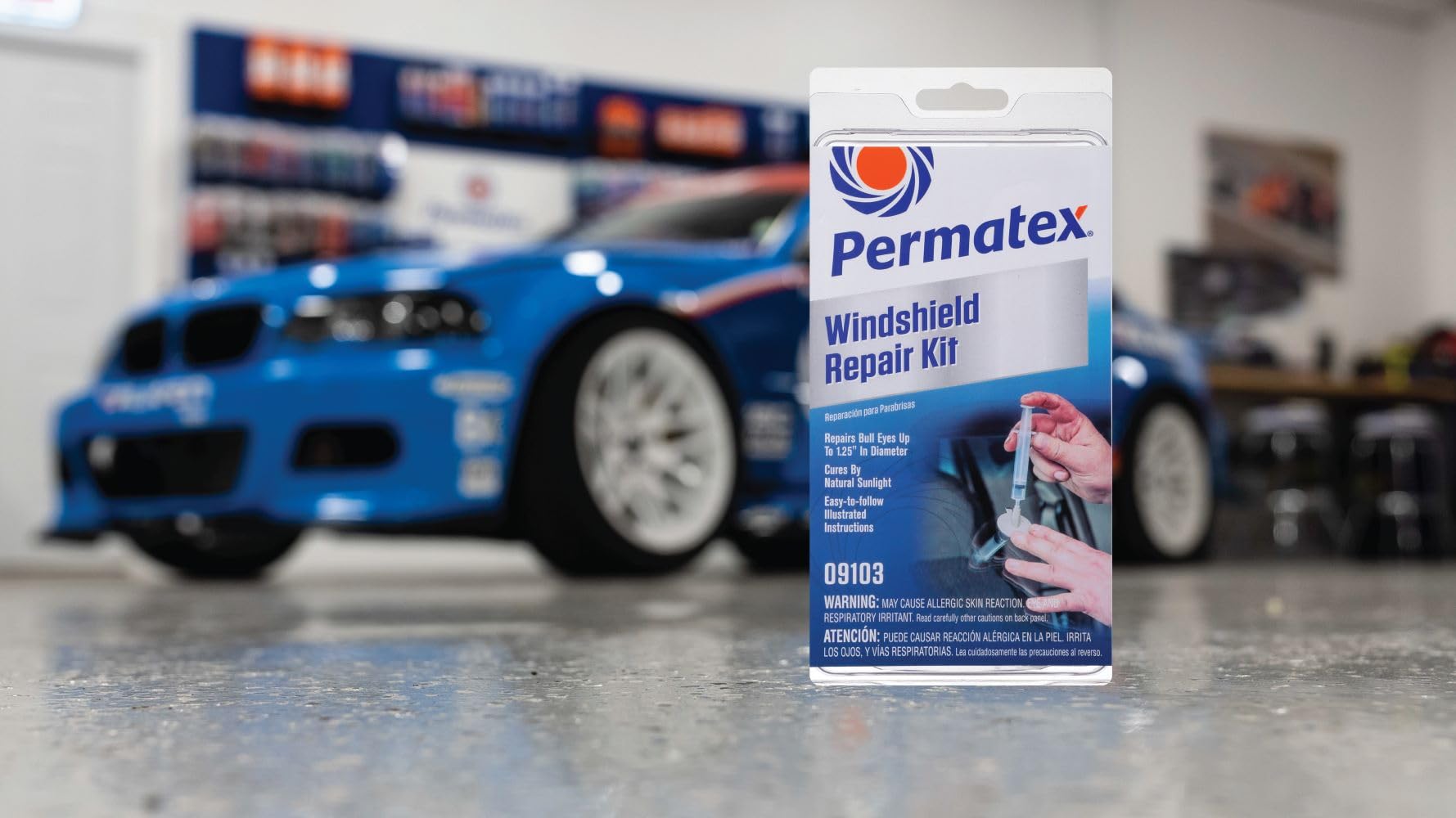 Automotive Windshield Repair Kit Permatex 09103 For Chipped And Cracked Windshields
