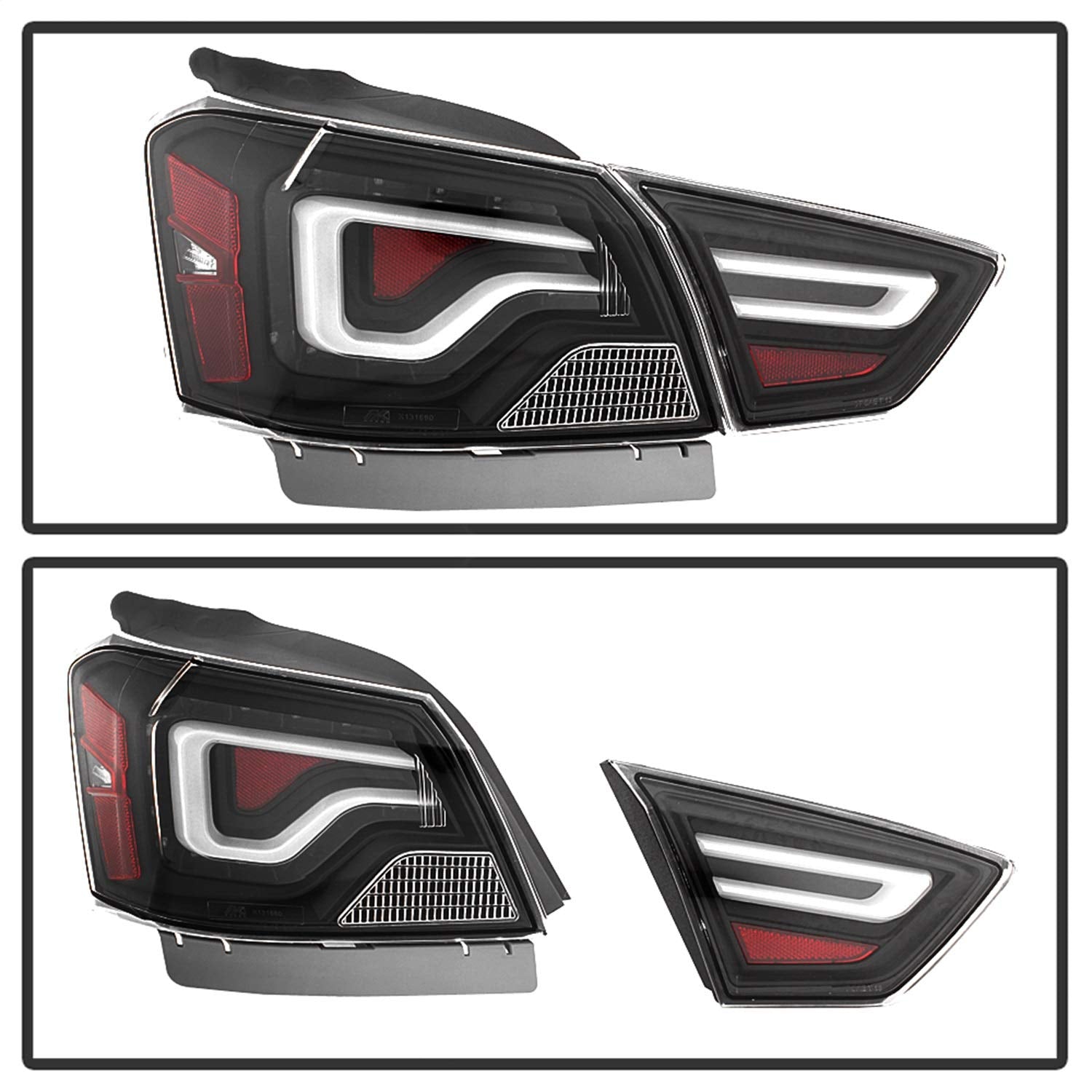 Tail Lights Xtune (ALT-JH-CIM14-LBLED-BK) (Akkon)