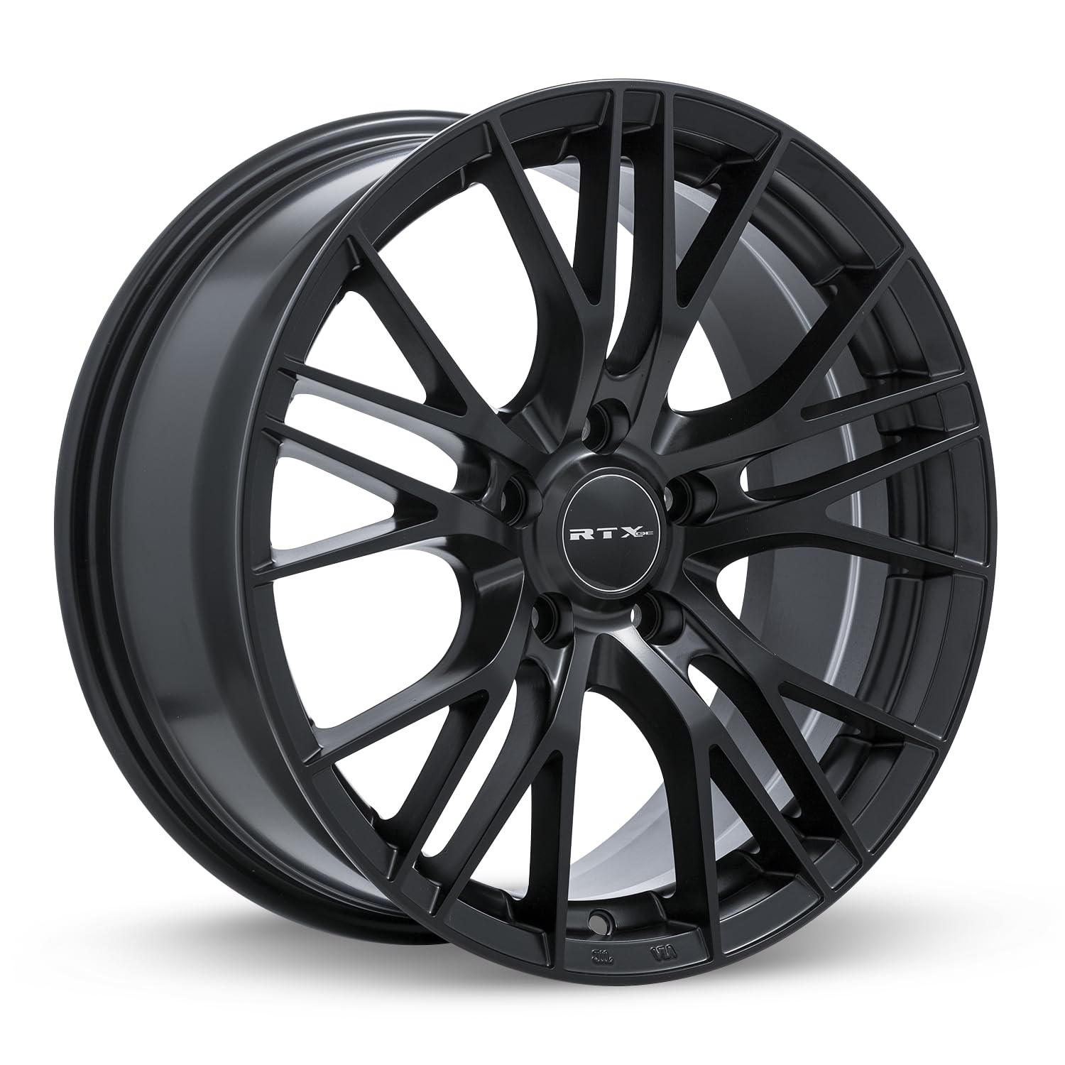 VERTEX RTX Custom Wheel - 16x7, 40 Offset, 5x112 Bolt Pattern, 57.1mm Hub - Satin Black Rim