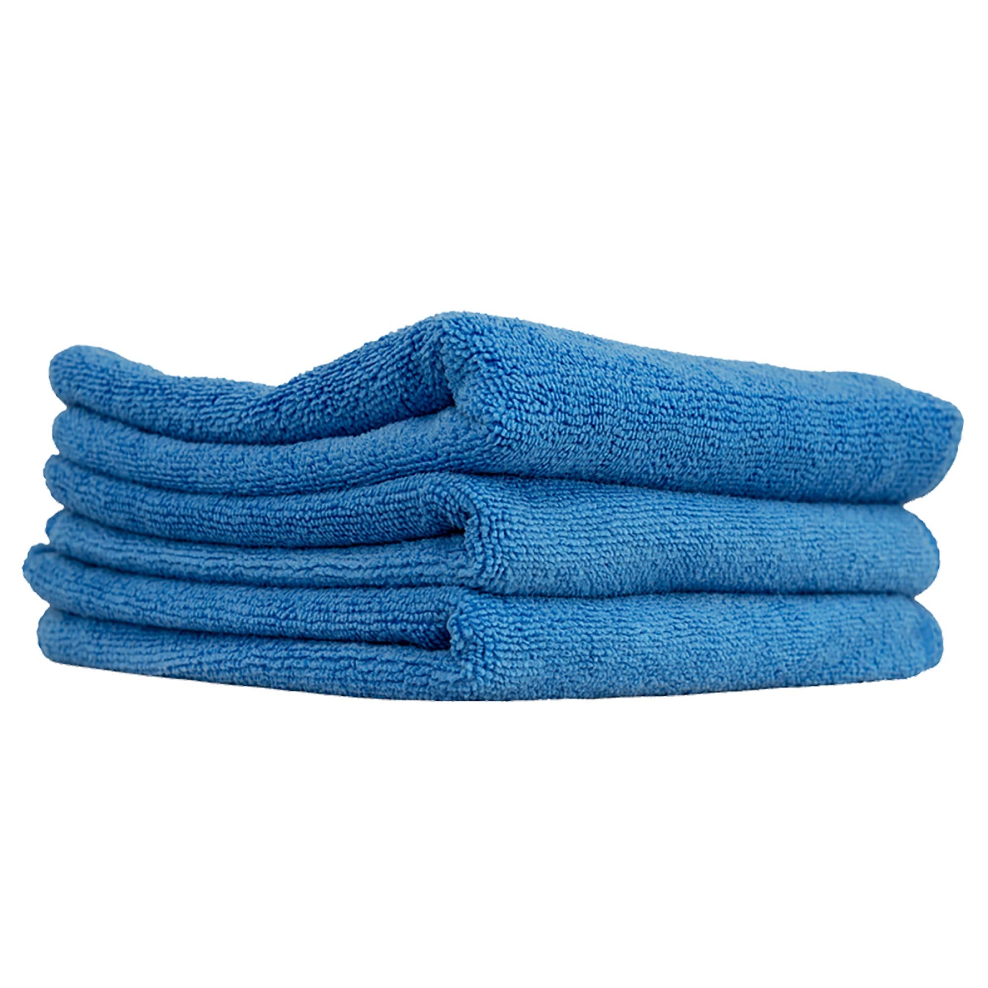 Chemical Guys Microfiber Towel MIC10203, 16" x 16", Blue, Pack of 3