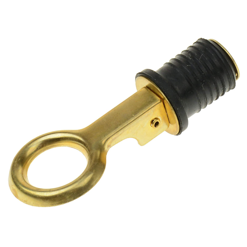 Snap Drain Plug T-H Marine BE-PL-54842-DP, Brass