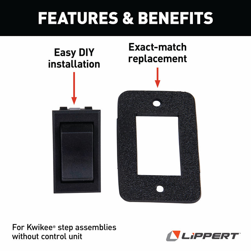 905316000 Kwikee Center Rocker Switch