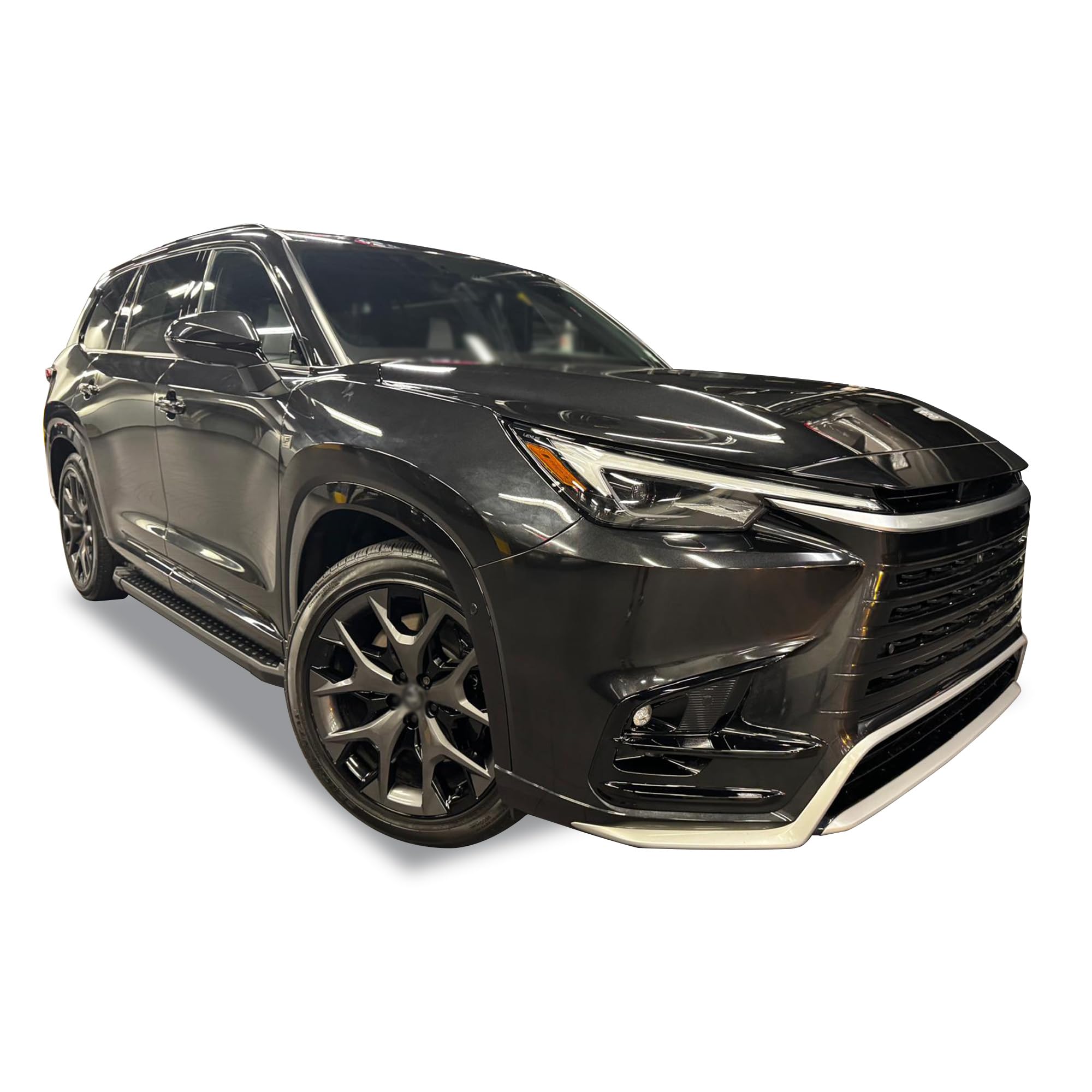 Storm Black Horse Running Boards Compatible with 2024-2025 Highlander-2024-2025 Lexus TX 350-TX 500-TX 550h -STT2470
