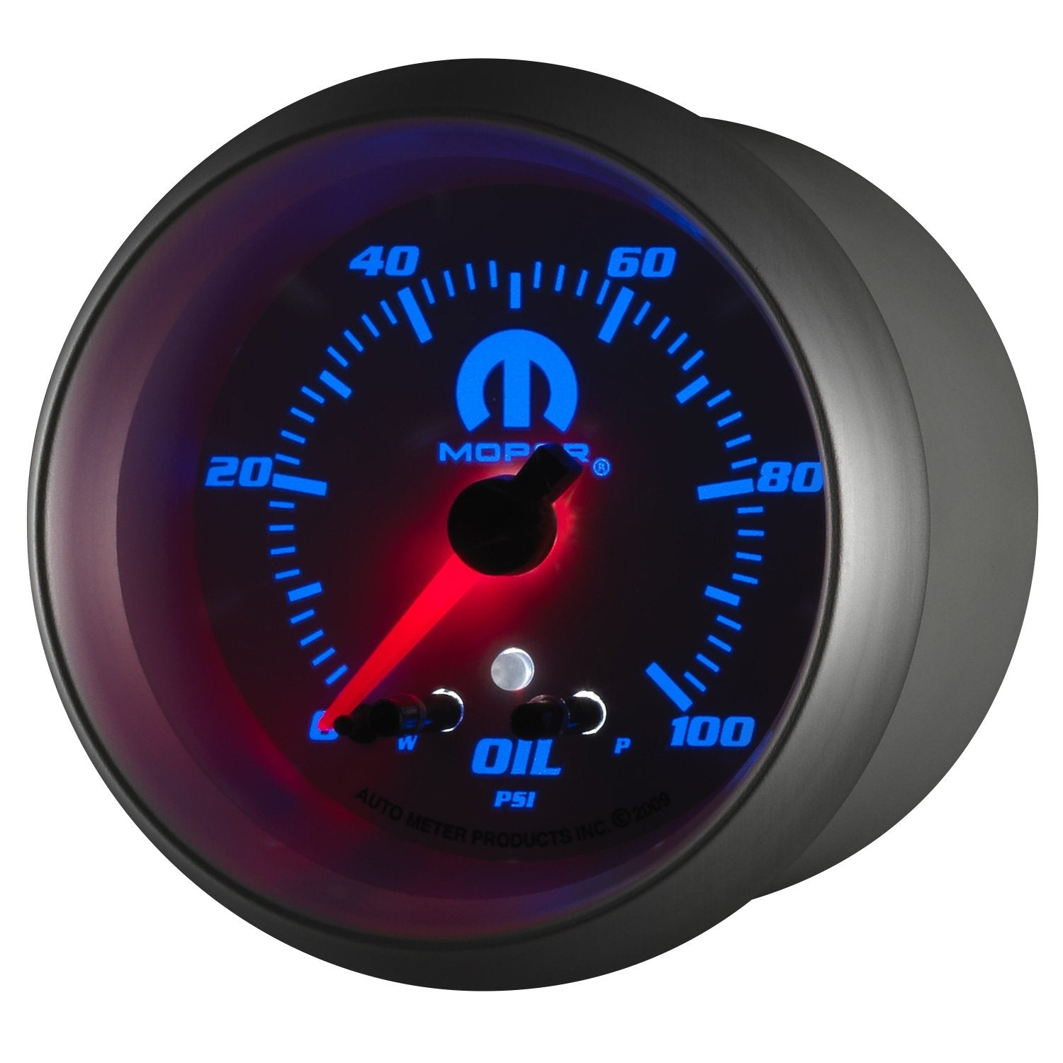 MOPAR Auto Meter 880249 Electric Oil Pressure Gauge