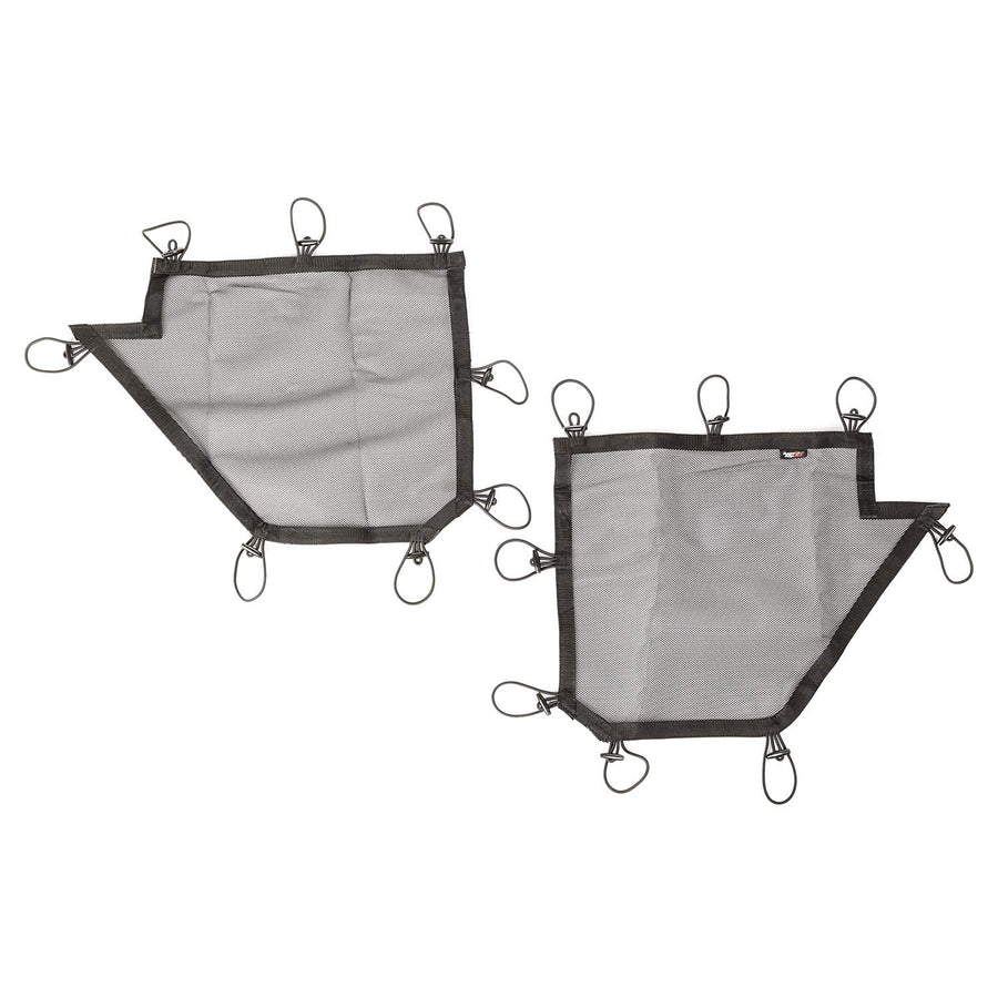 Tube Door Cover Kit, Rear, Black | Rugged Ridge | Pair, 13579.51 | Fits 2007-2018 Jeep Wrangler JKU 4-Door
