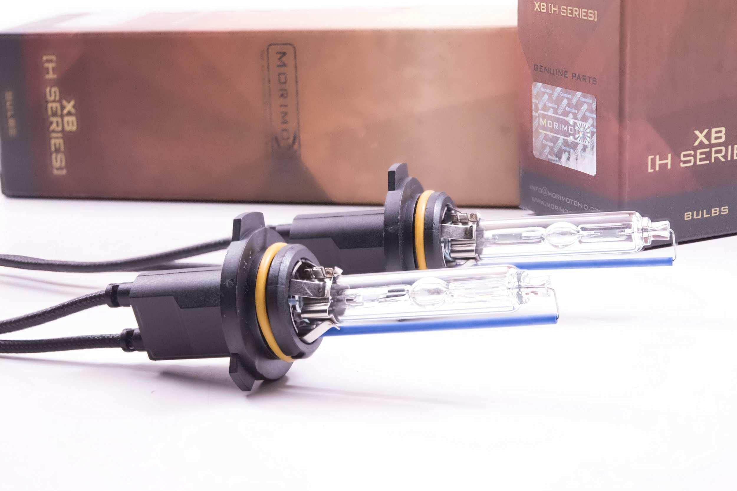 Pair of Morimoto XB HID Bulbs, 9012 3000k Xenon Bulbs, AMP Style Connectors, High intensity Discharge Bulbs, Universal Plug and Play for Easy Install, Powerful Upgrade (2x MM.N.044)