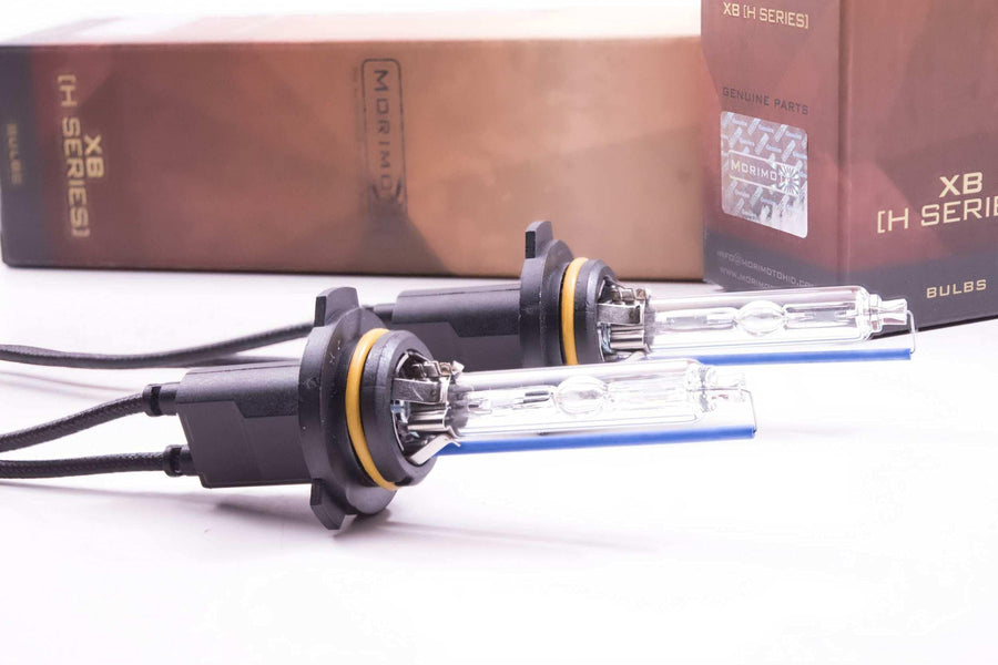 Pair of Morimoto XB HID Bulbs, 9012 3000k Xenon Bulbs, AMP Style Connectors, High intensity Discharge Bulbs, Universal Plug and Play for Easy Install, Powerful Upgrade (2x MM.N.044)