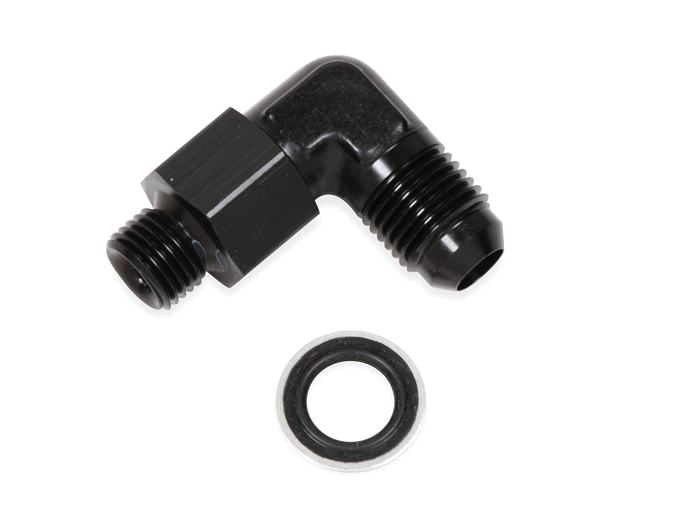 Earl's 90 Degree AT949092ERL Male to -6 AN 12mm x 1.5 Swivel