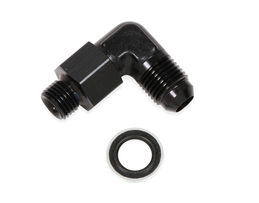 Earl's 90 Degree AT949092ERL Male to -6 AN 12mm x 1.5 Swivel