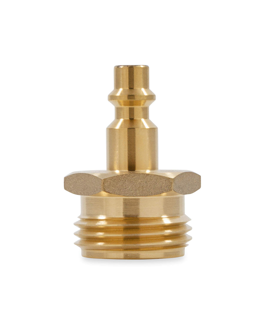 Camco RV Blowout Plug for Winterization - Quick Connect Brass Features - Essential RV Winterization Tool Prevents Freeze Damage (36143)