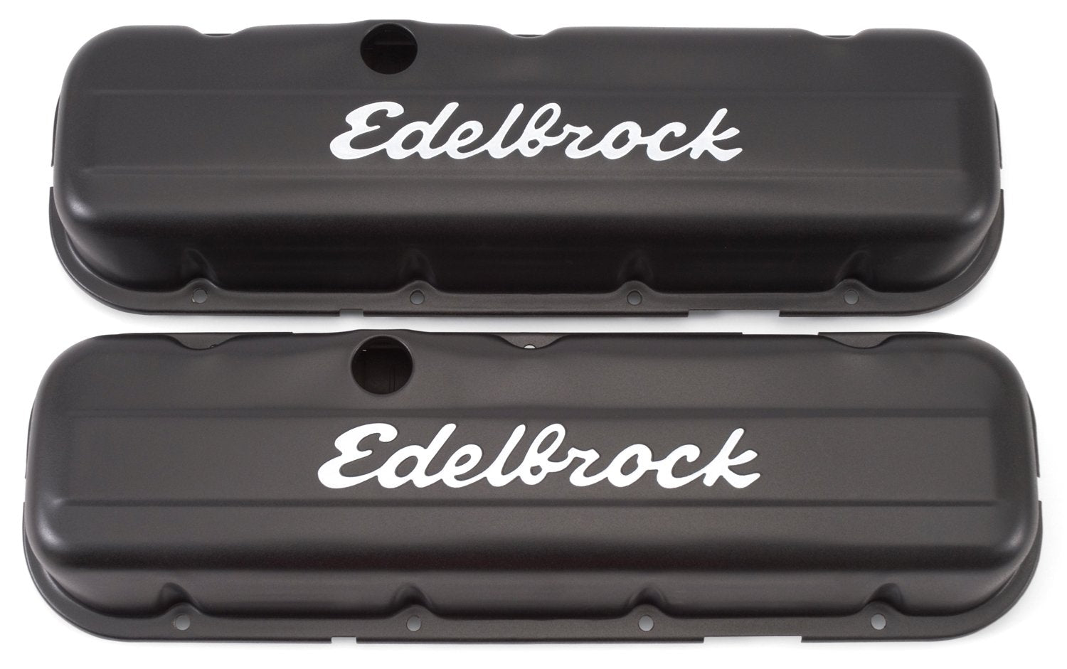 Edelbrock Signature Series 4483 Valve Cover Chevy Big-Block 396-454 Low Profile Black