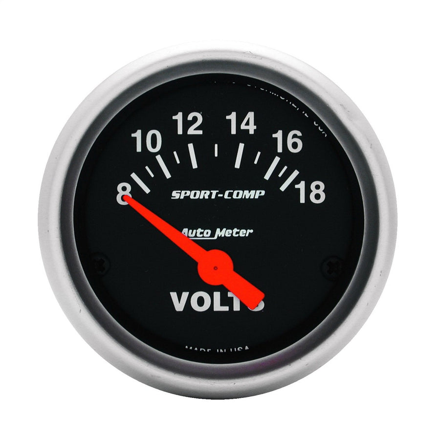 Gauge Kit AutoMeter 7020-SC, 6 Pc, Camaro/Firebird 67-68, Tach/Mph/Fuel/Oilp/Wtmp/Volt, Sport-Comp
