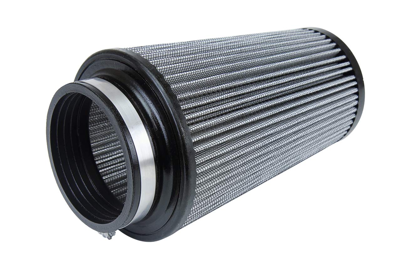 4" ID HPS Performance Air Filter, 9" Element Length, 10.75" Overall Length, Gray (HPS-4301)