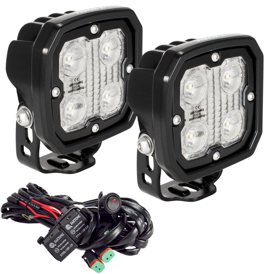 Duralux Work Light Kit Of 2 Vision X Lighting (DURA-410KIT), 4 LED, 10 Degree