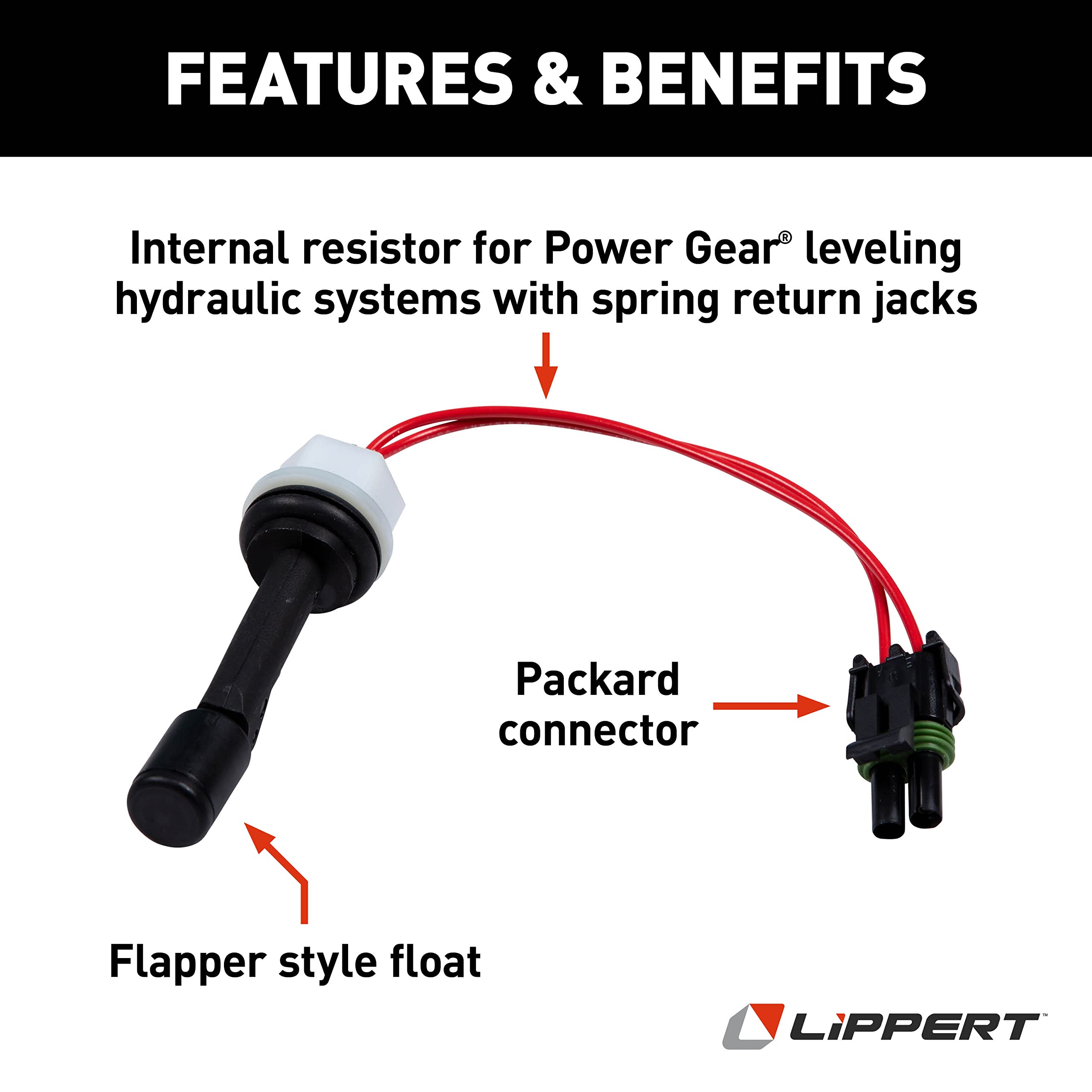 Power Gear Fluid Vertical Sensor (Packard Connector) Leveling