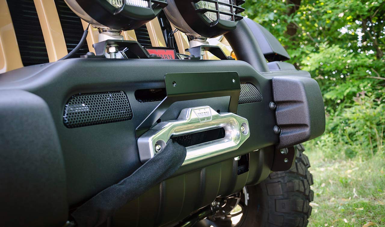 License Plate Mounting Kit AEV Hawse Fairlead