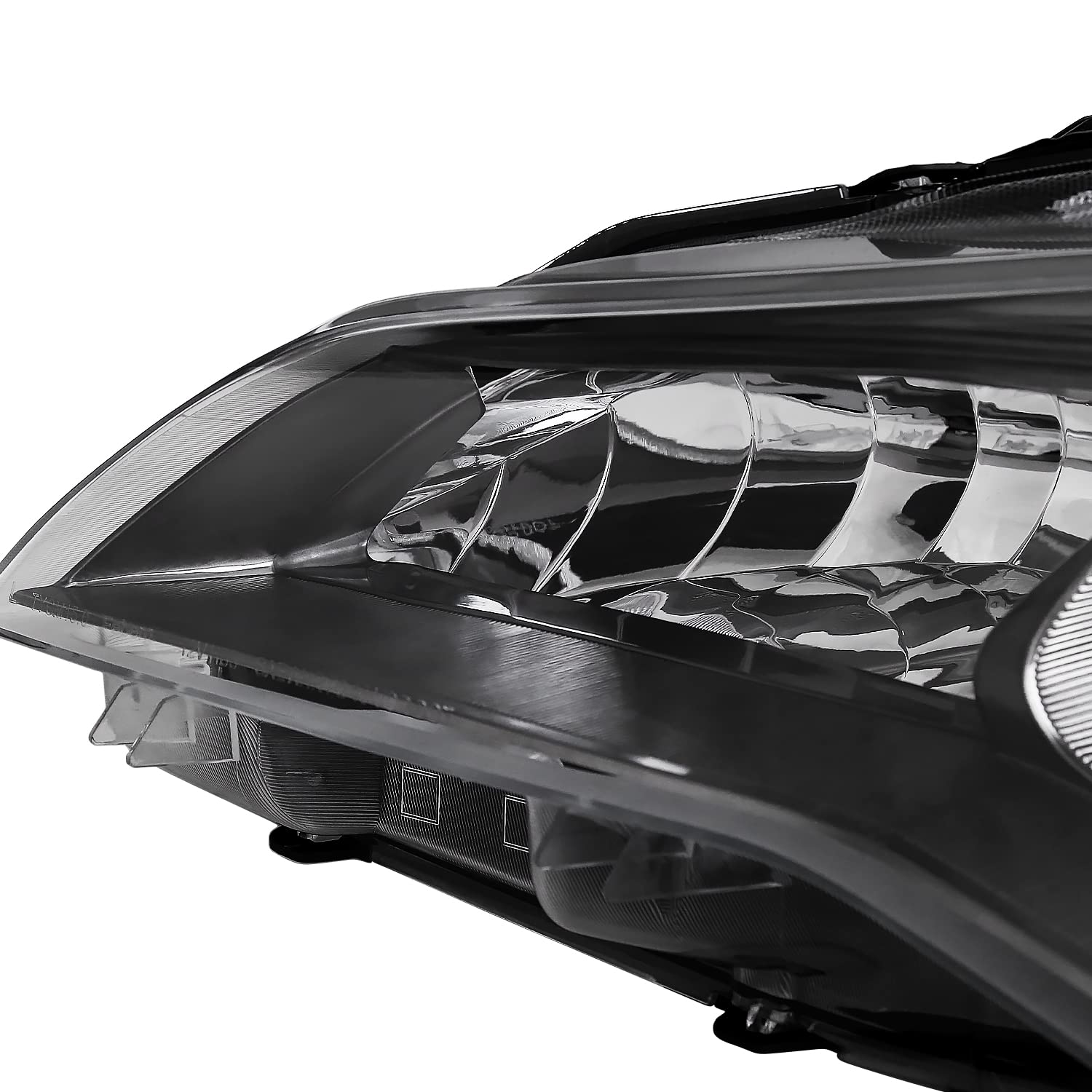 Titanium Housing SPEC-D TUNING Projector Headlights Compatible with 2015-2017 Toyota Camry, Left + Right Pair Headlamps Assembly