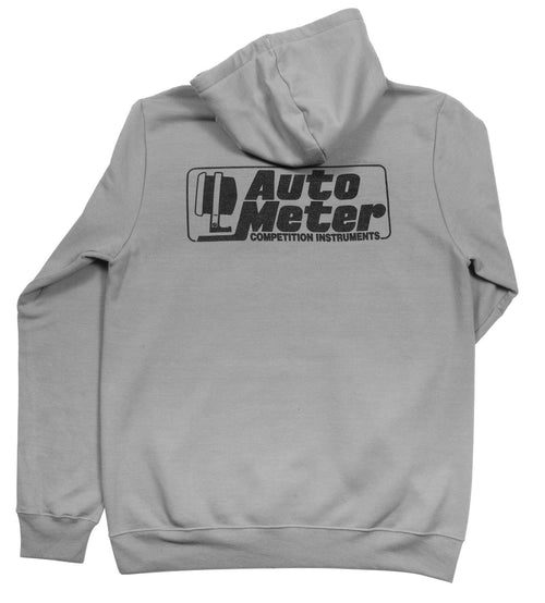 Pullover AutoMeter Hoodie, Adult Large, Gray, Competition