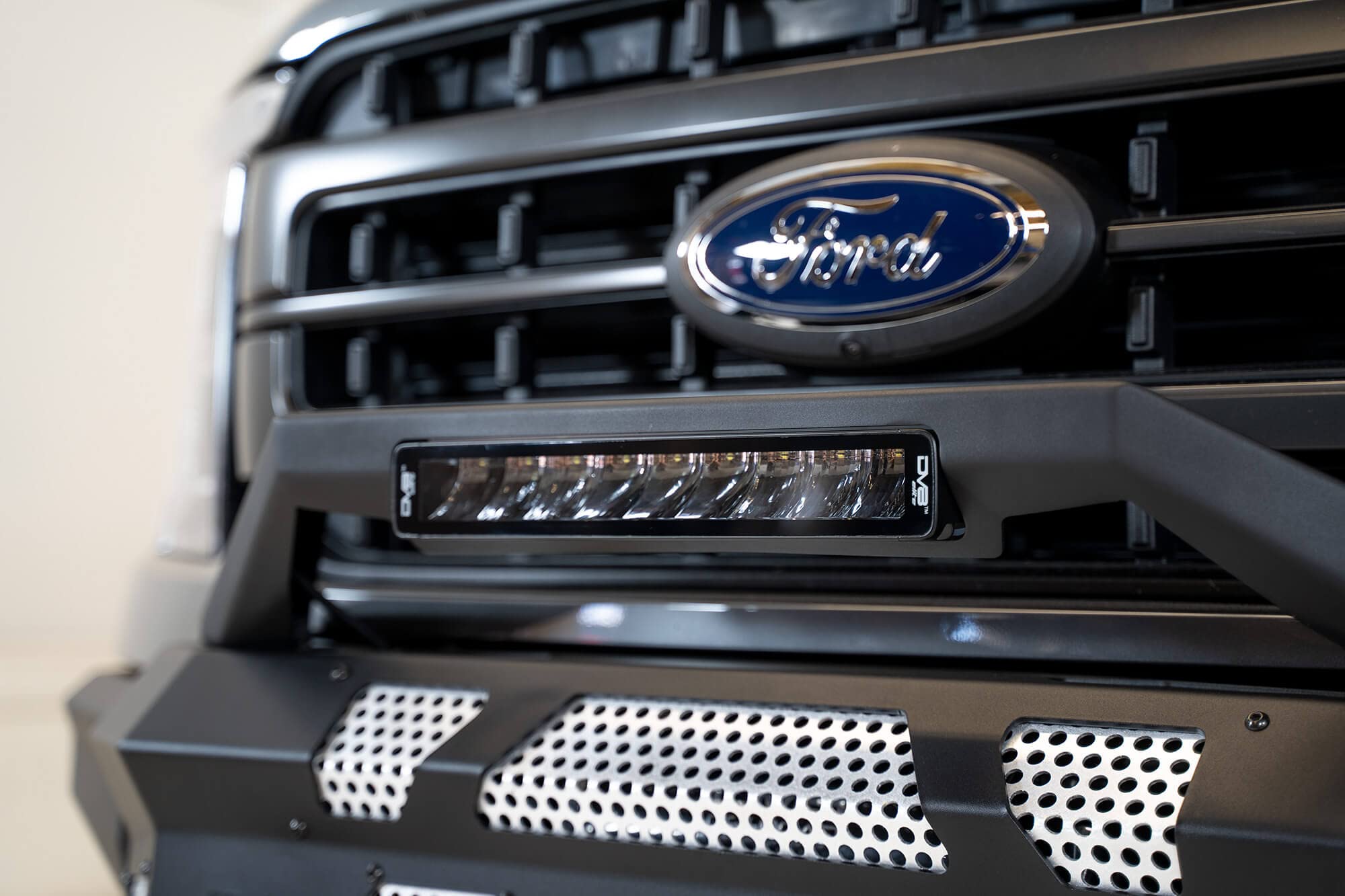 LED Light Bar DV8 Offroad | 13" Dual Row | 3,780 Lumen from OSRAM LED's | Bezel-Less Housing w/Heat Fins | IP68 Rated UV Resistant Lens | Flood/Spot Pattern | Elite Series BE13EW45W