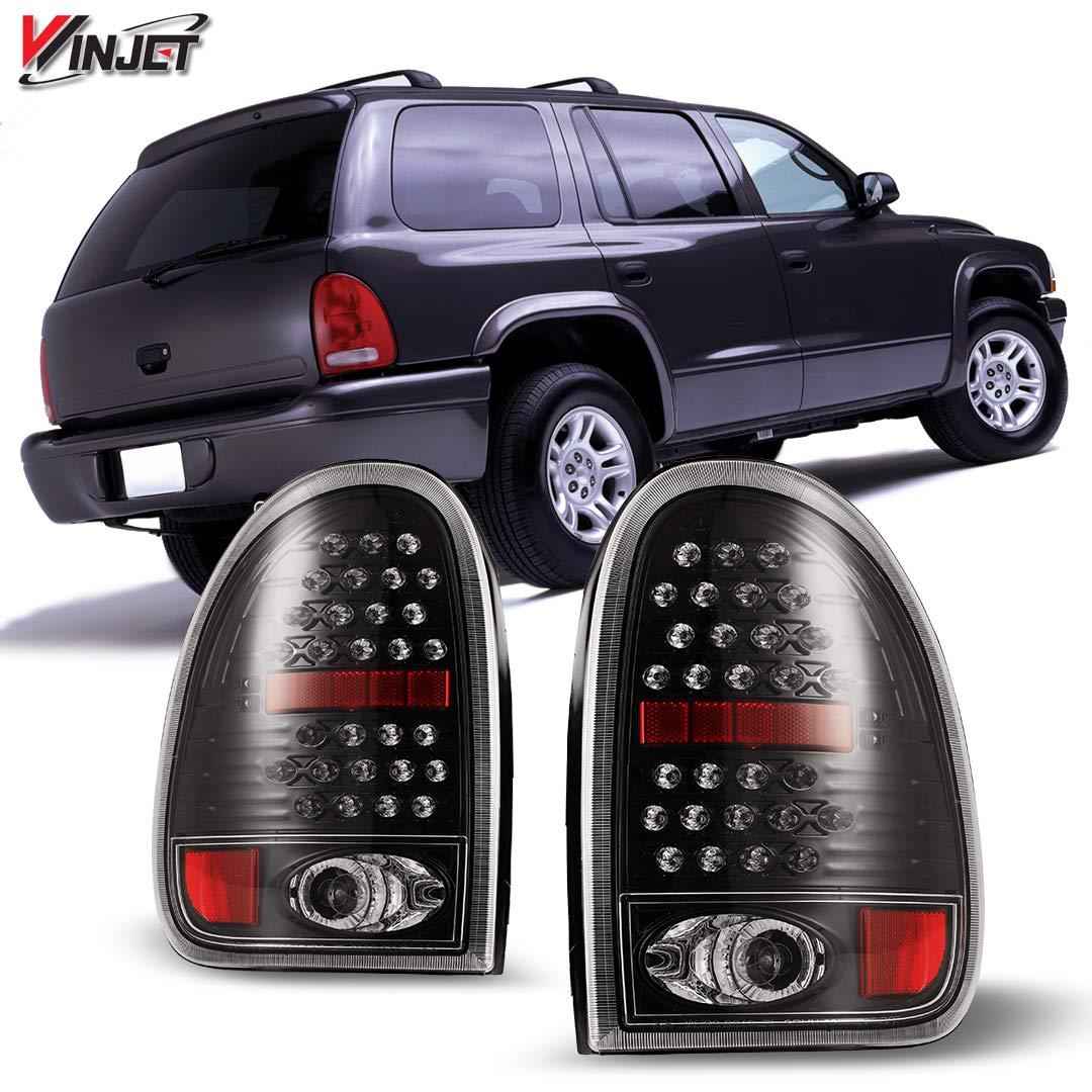 Winjet LED Tail lights for [1996 1997-2000 Town & Country/Voyager/Caravan] [1998 1999 2000 2001 2002 2003 Durango] Street Series
