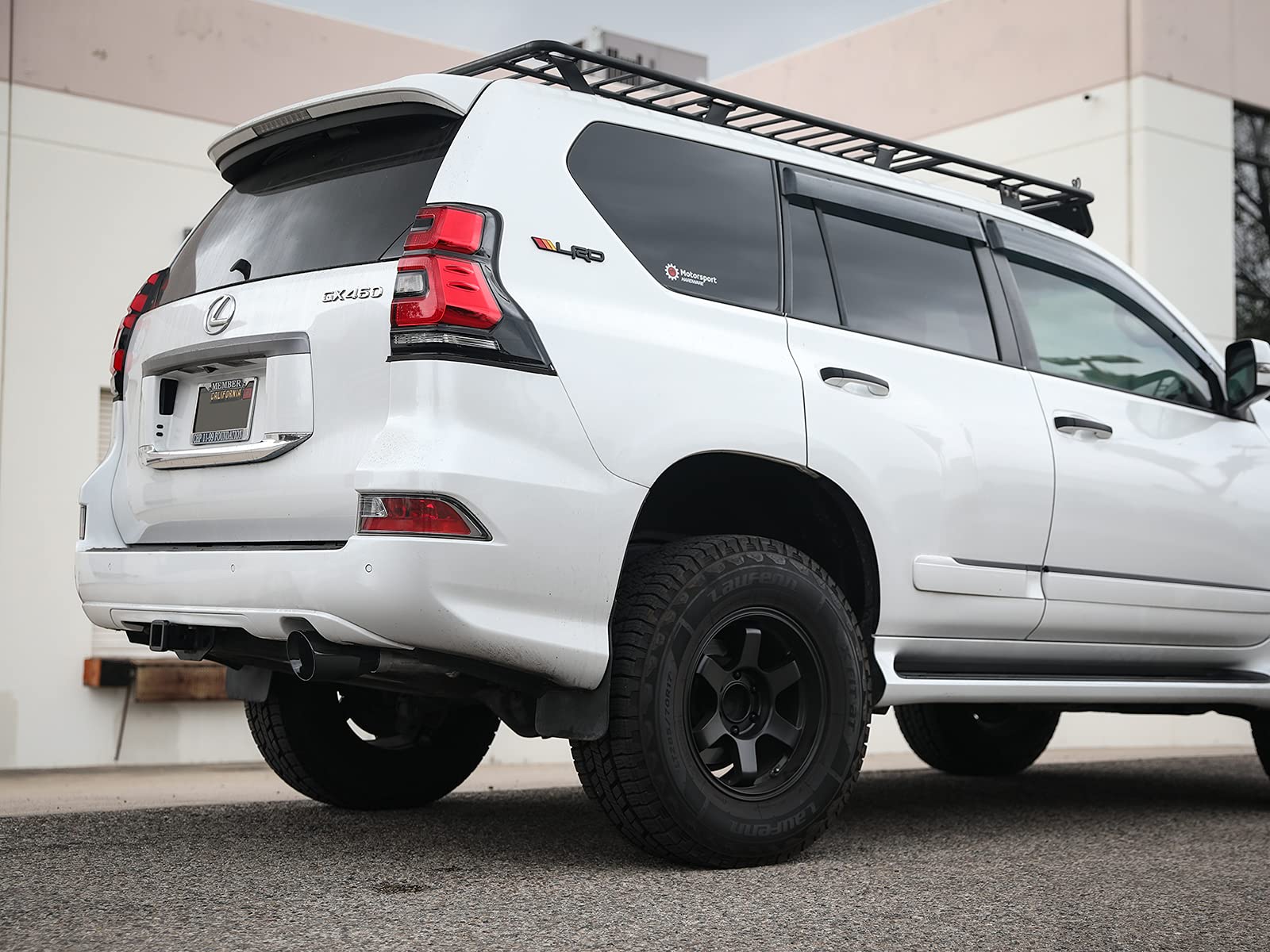 Vulcan Series aFe POWER 49-36048-B 2-1/2 IN 304 Stainless Steel Cat-Back Exhaust System w/Black Tip, fits Lexus GX 460 10-21 V8-4.6L