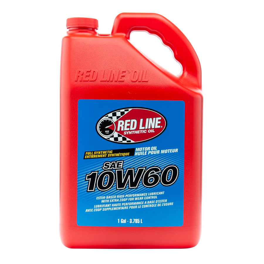 10W60 Red Line SAE Fully Synthetic Motor Oil - 1 Gallon