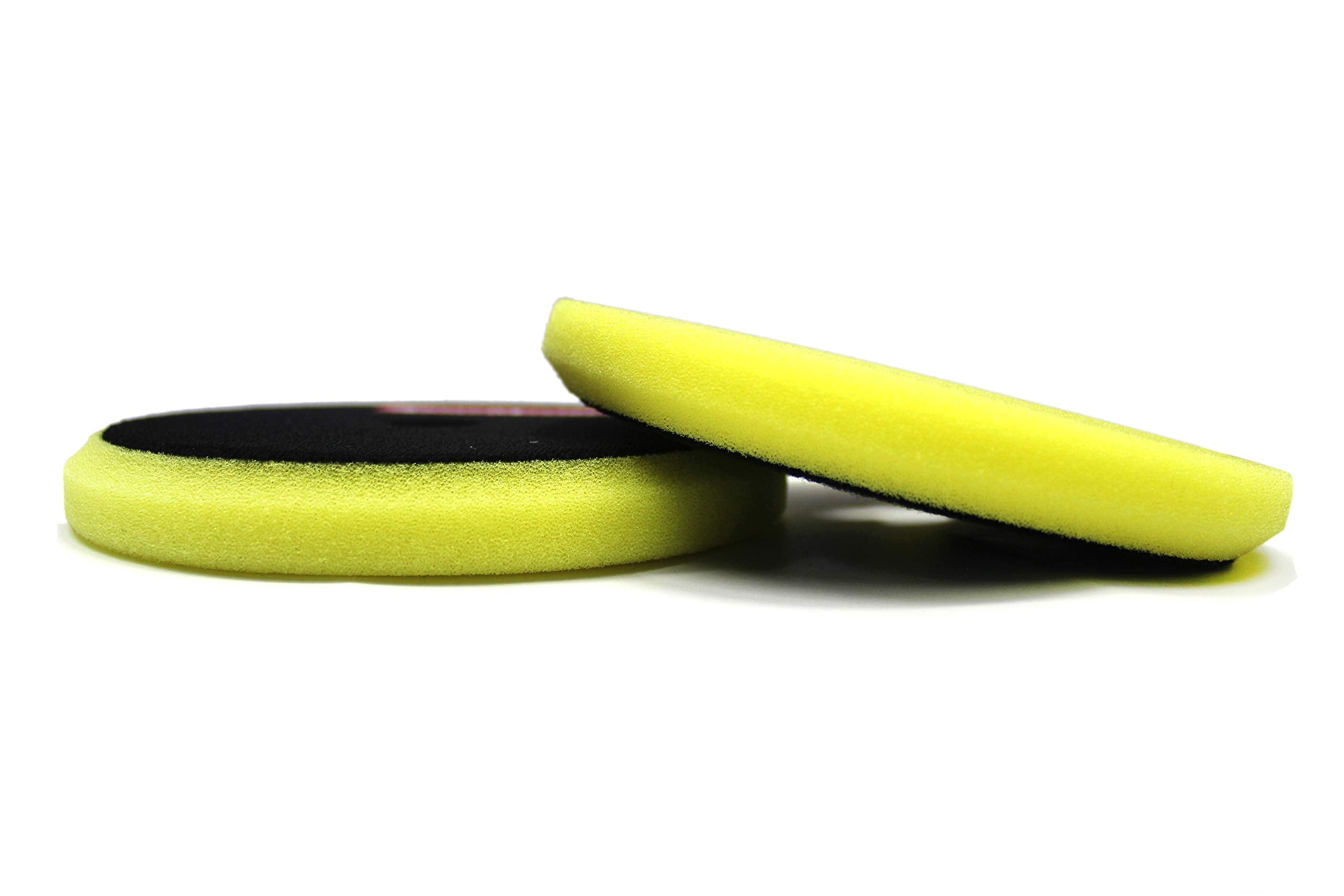 6" Maxshine Universal Yellow Polishing Foam Pad – Professional Detailing Pad for Cutting, Polishing & Finishing – Bendable, Washable & Reusable – Hook & Loop Backing