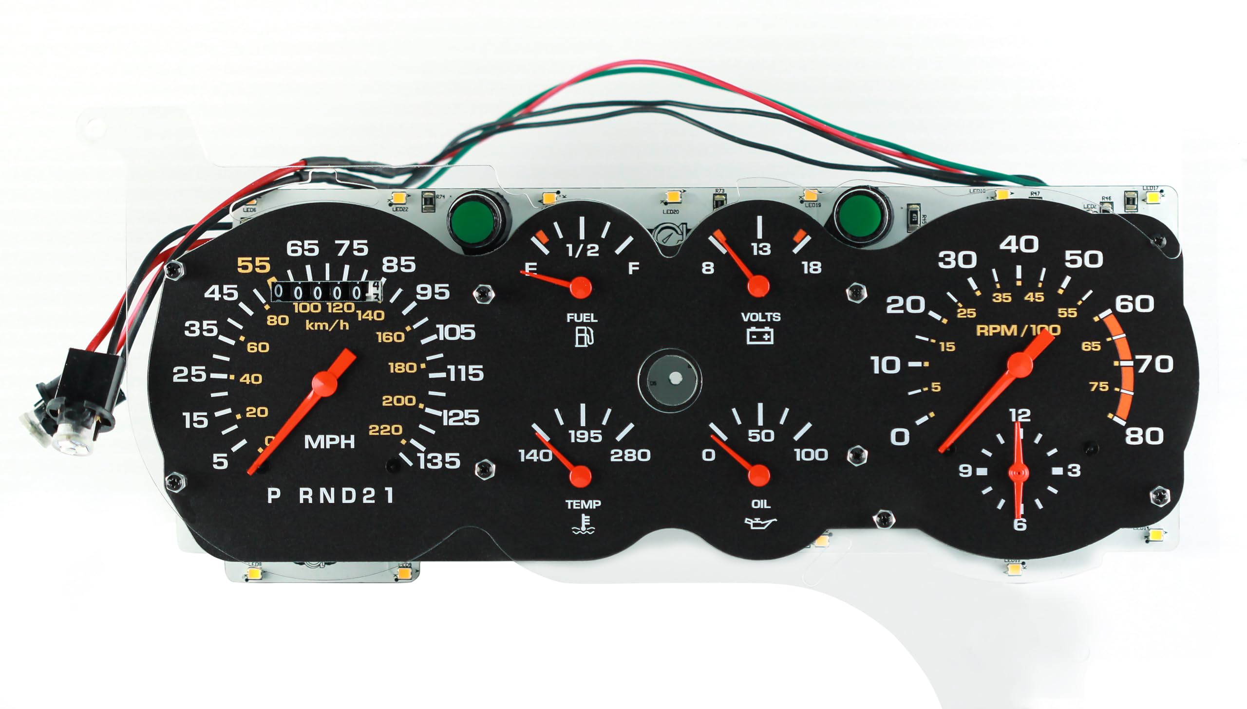 CH78OE07 Classic Instruments Direct Fit Gauge Package without OD Indicator
