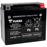 Maintenance Free Yuasa VRLA Batteries for Street YTX20L-BS