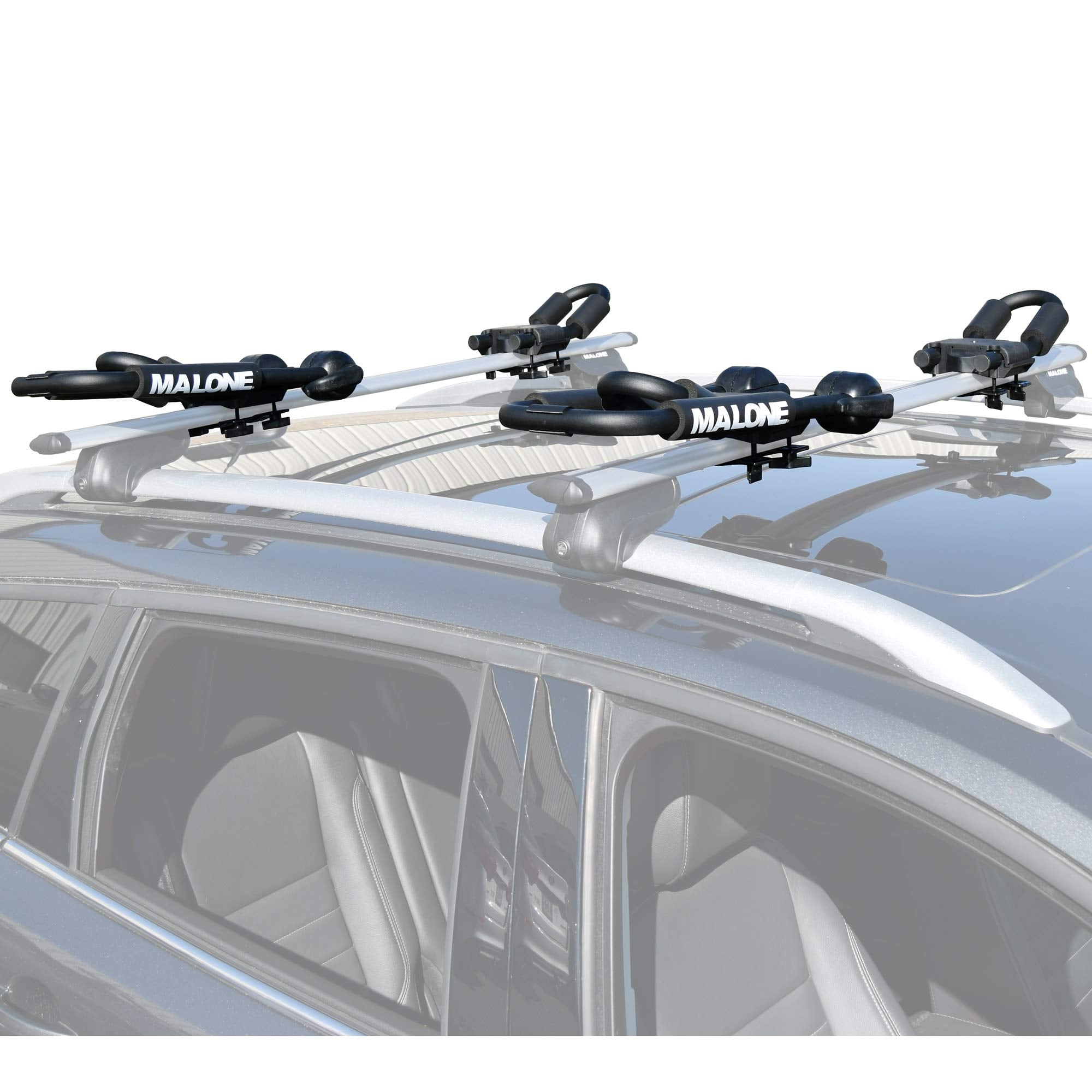 Malone Multi-Rack Foldaway-5™ Folding 1 or 2 Kayak, SUP, Canoe Carrier, Black (MPG125)