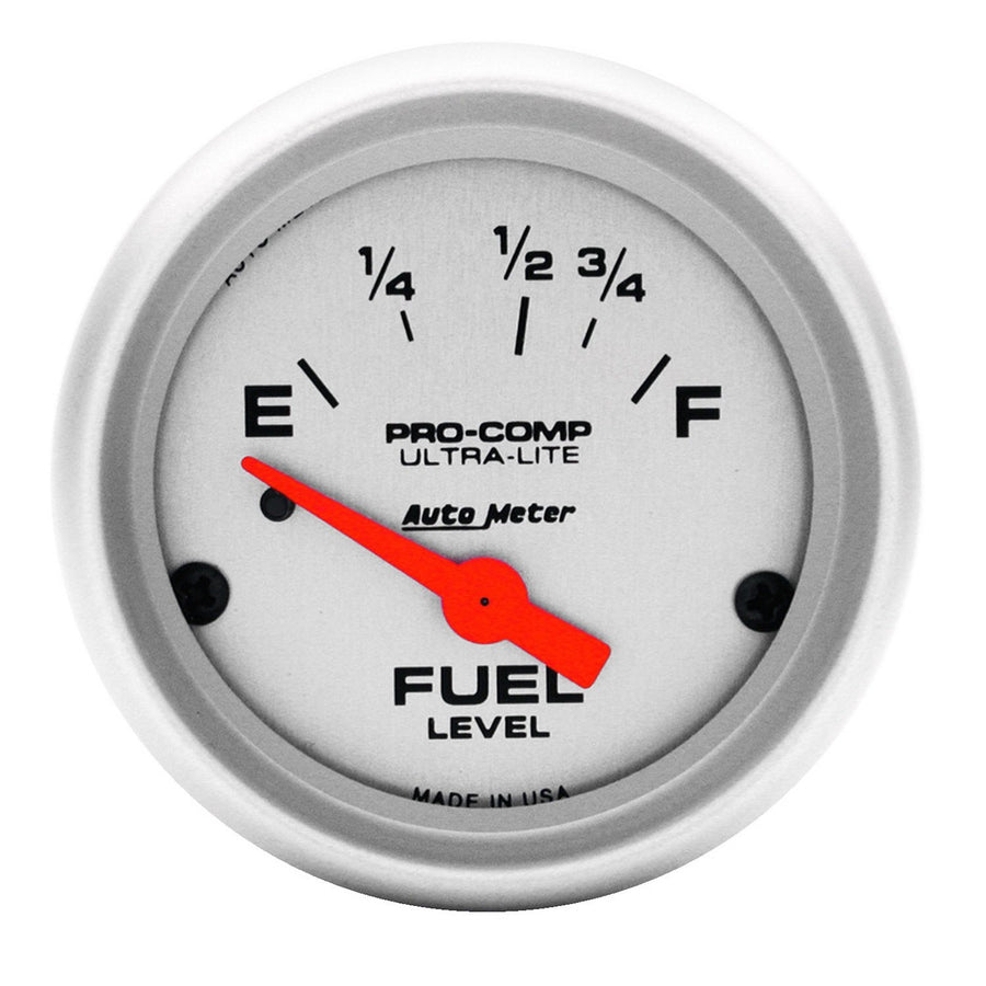 Ultra-Lite Auto Meter 4315 Electric Fuel Level Gauge