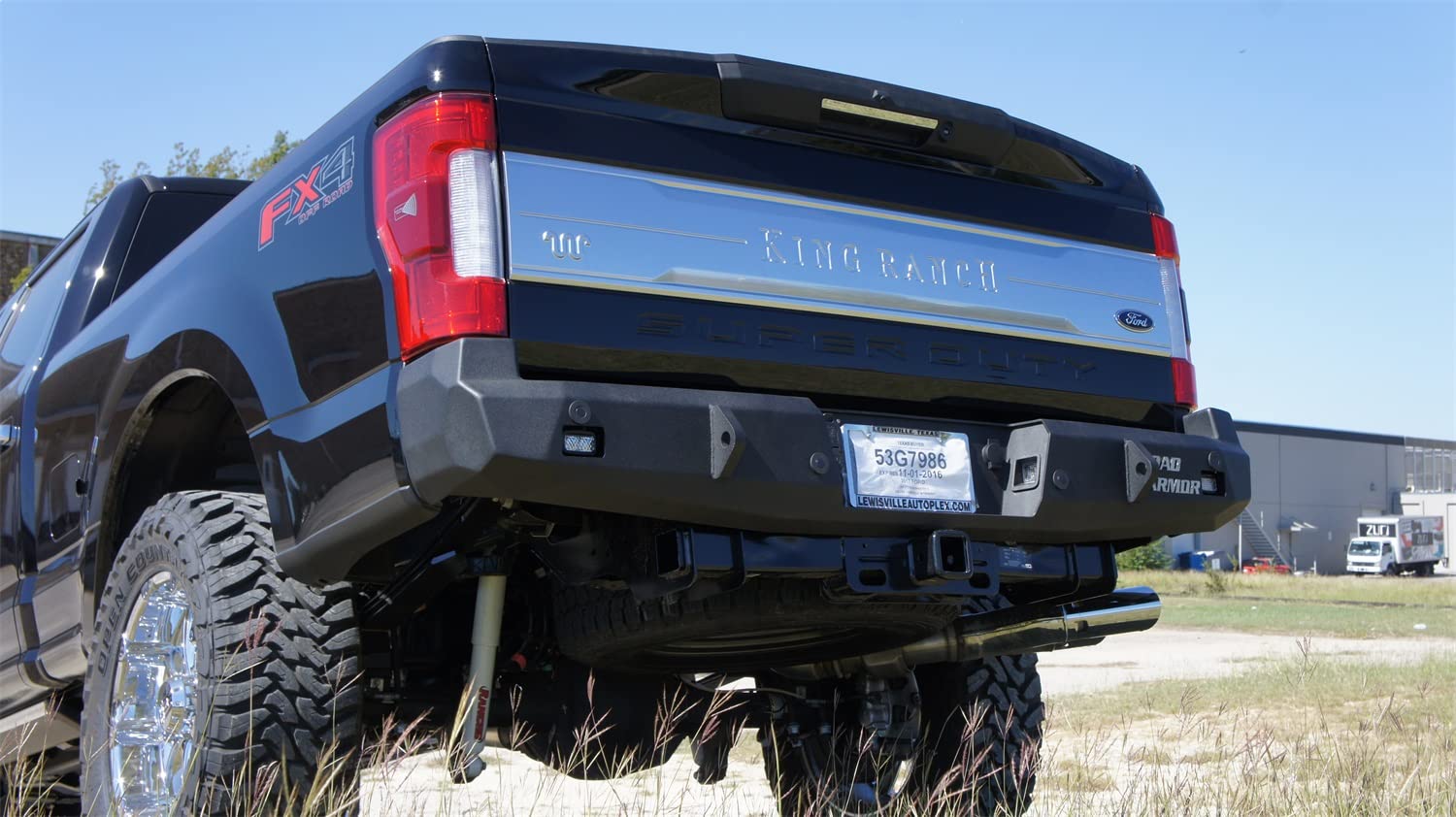 Rear Armor 617RRB Bumper Fits Ford F-250 Super Duty, Black