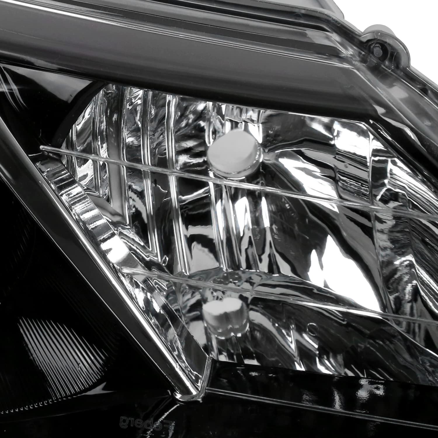Right Passenger Side SPEC-D TUNING Glossy Black Projector Headlight Compatible with 2012-2014 Toyota Camry