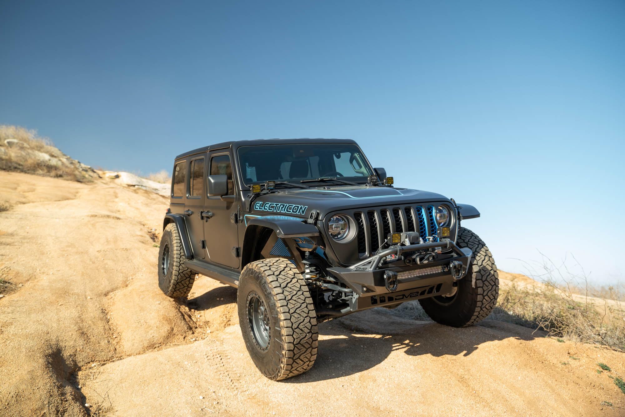 Dual Pod Light Mounts for The 2021-2025 Jeep Wrangler JL 4xe | Mounts (2) 3” Light Pods at The A-Pillar on Each Side | DV8 Offroad