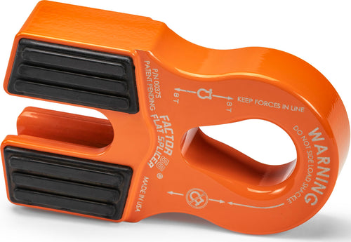 Flat Splicer Factor 55 Low-Profile Design for Synthetic Rope, Fits Synthetic Rope up to 1/2" - Orange