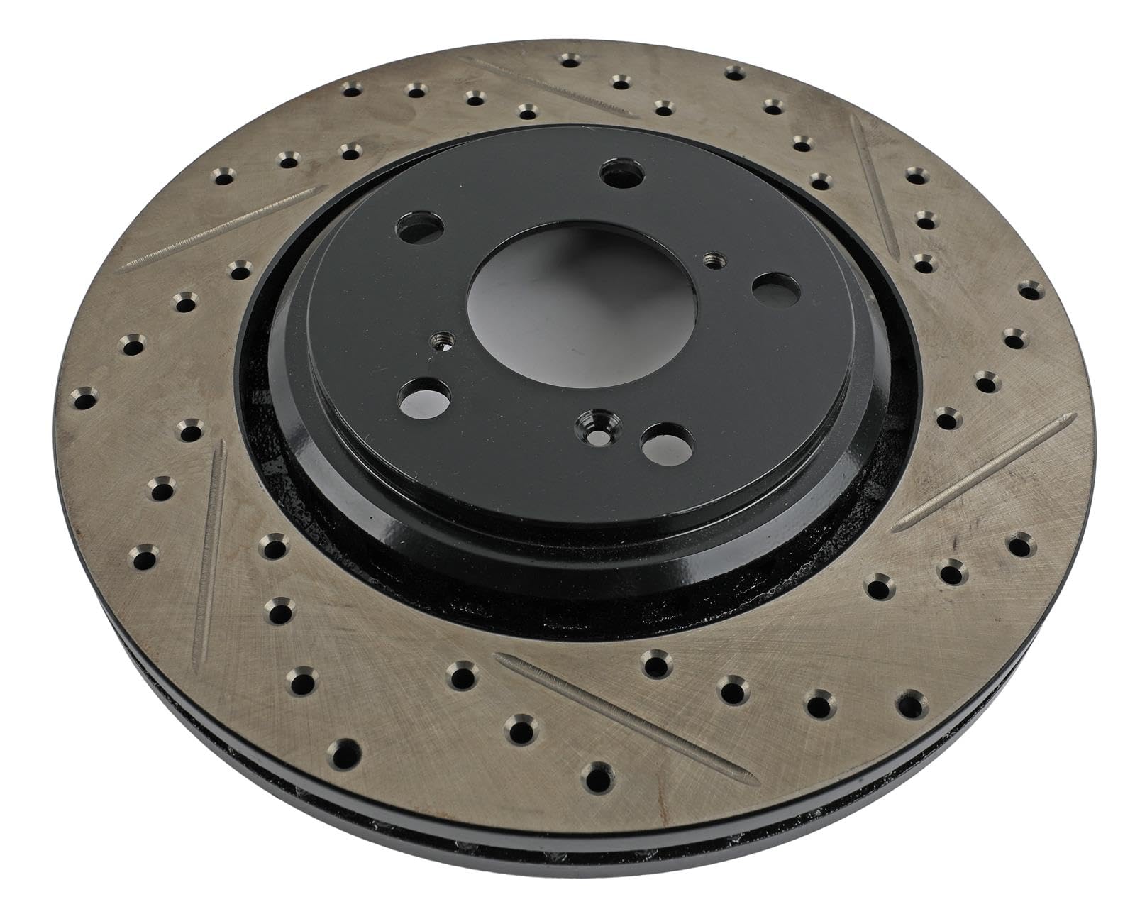 Sport Drilled/Slotted Brake Rotor StopTech 127.40092L (Front Left), 1 Pack