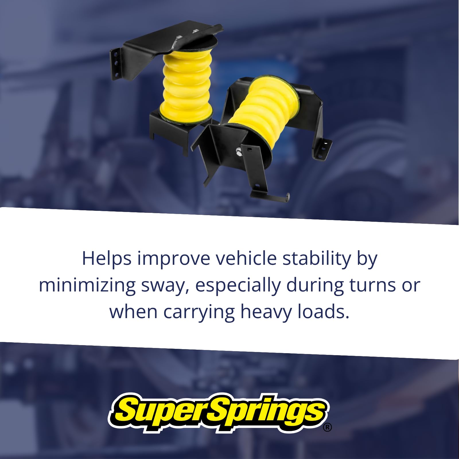 SSR-183-54-1 | SuperSprings International SumoSprings Rear for Ford F-53, silver