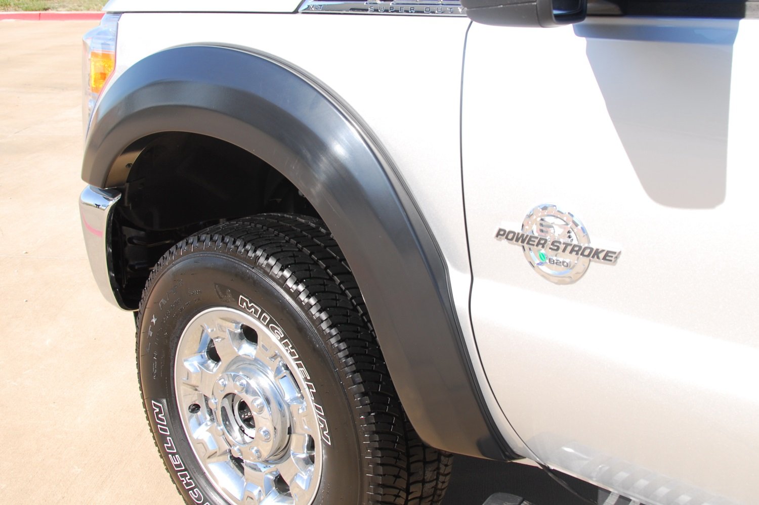 Lund Elite Series EX314TA Black Extra Wide Style Textured Front Fender Flare - 2 Piece