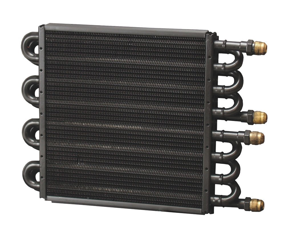 Dual Circuit Derale 15301 Tube and Fin Cooler Core 8 and 8 Pass Dual Core , Black