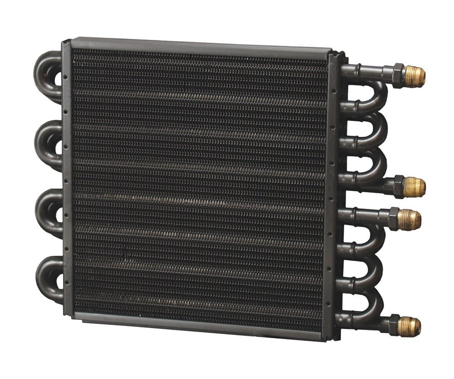 Dual Circuit Derale 15301 Tube and Fin Cooler Core 8 and 8 Pass Dual Core , Black