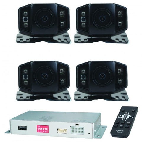 Echomaster Terrainview EMUBCAMKIT Universal 4-Camera Kit with DVR