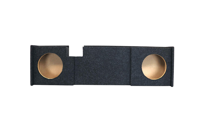 Atrend Bbox A302-10CP Carpeted Dual 10" Sealed Subwoofer Enclosure - Fits 2000-2003 Ford F150 Super Cab, Charcoal