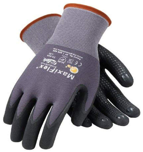 MaxiFlex Endurance PIP 34-844/L Knit Glove, Large, Gray (Pack of 12)
