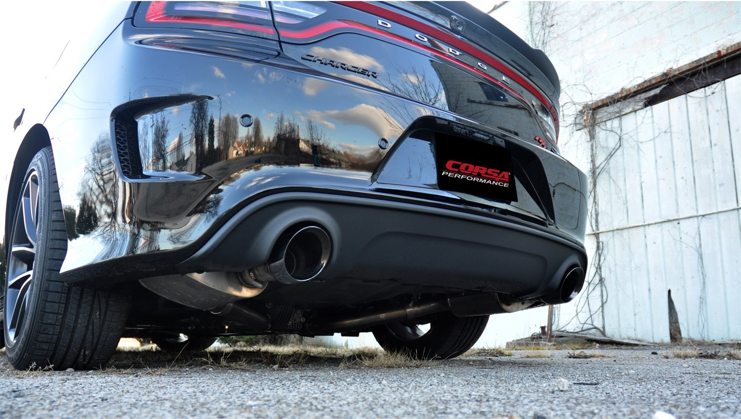 Corsa Cat Back Exhaust 14996BLK (Dodge Charger R/T Scat Pack 6.4L V8, Extreme)
